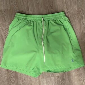 Polo by Ralph Lauren Lime Green Swim Shorts